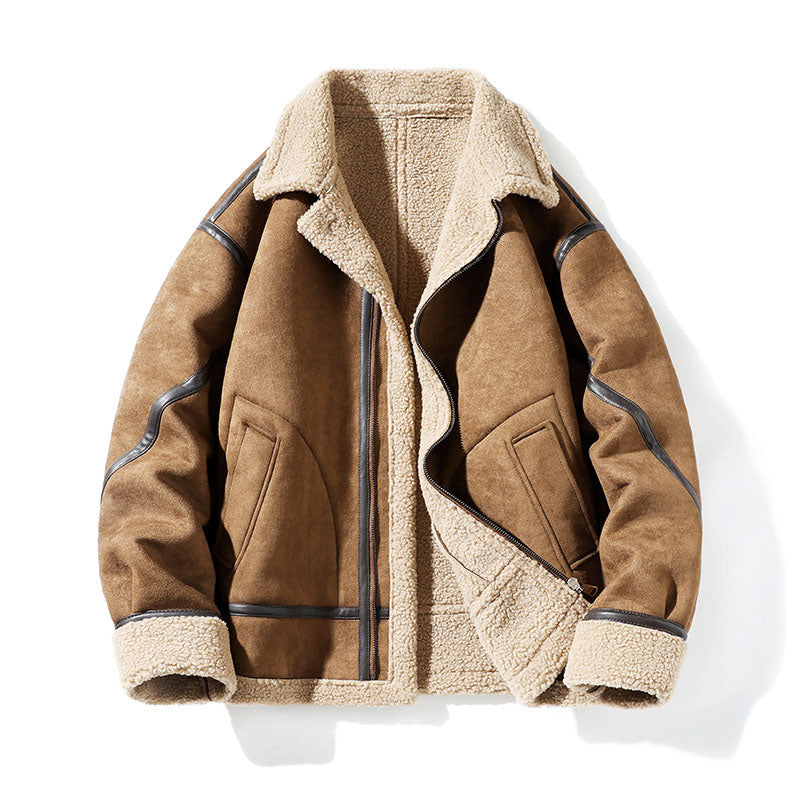 Aule Suede Fleece Lined Jacket