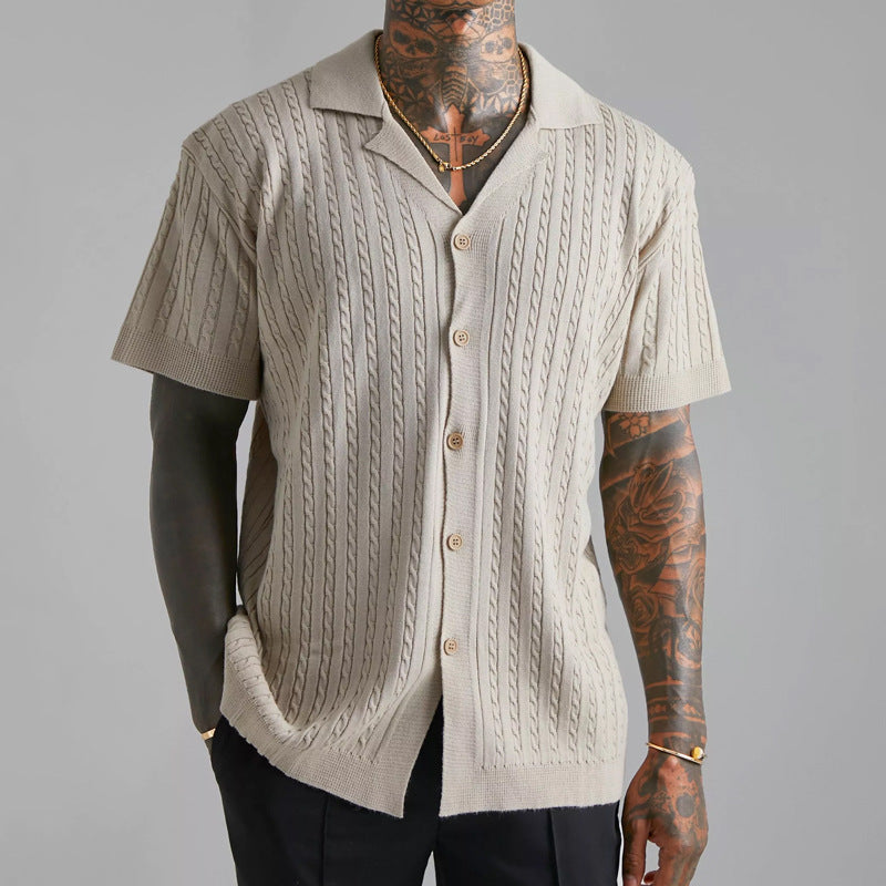 Aule Cable Knit Shirt