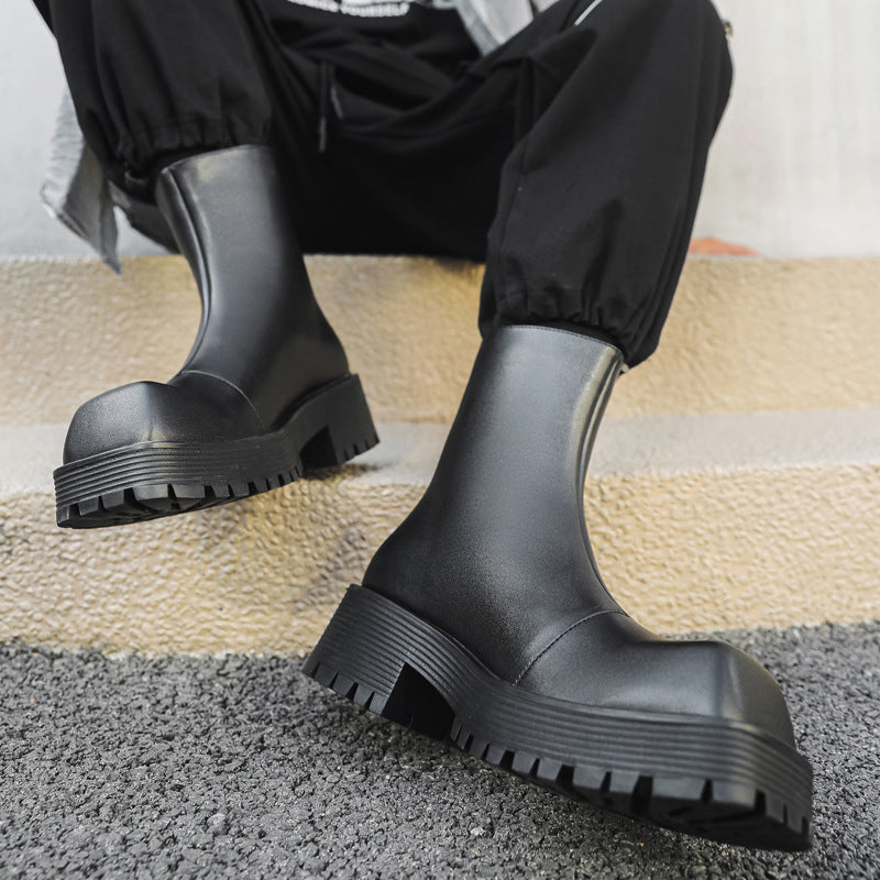 Aule Stiefel mit quadratischer Zehenpartie