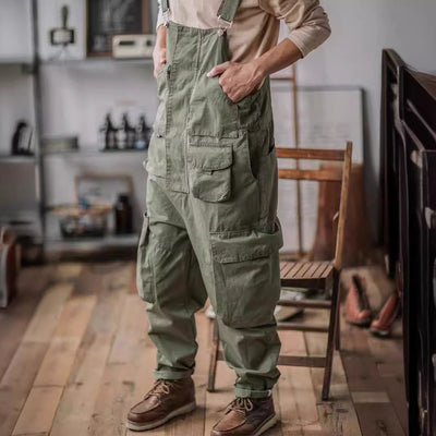 Aule Loose Multi Pockets Overalls