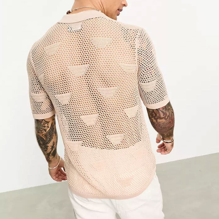 Aule Hollow Out Trapezoid Shirt