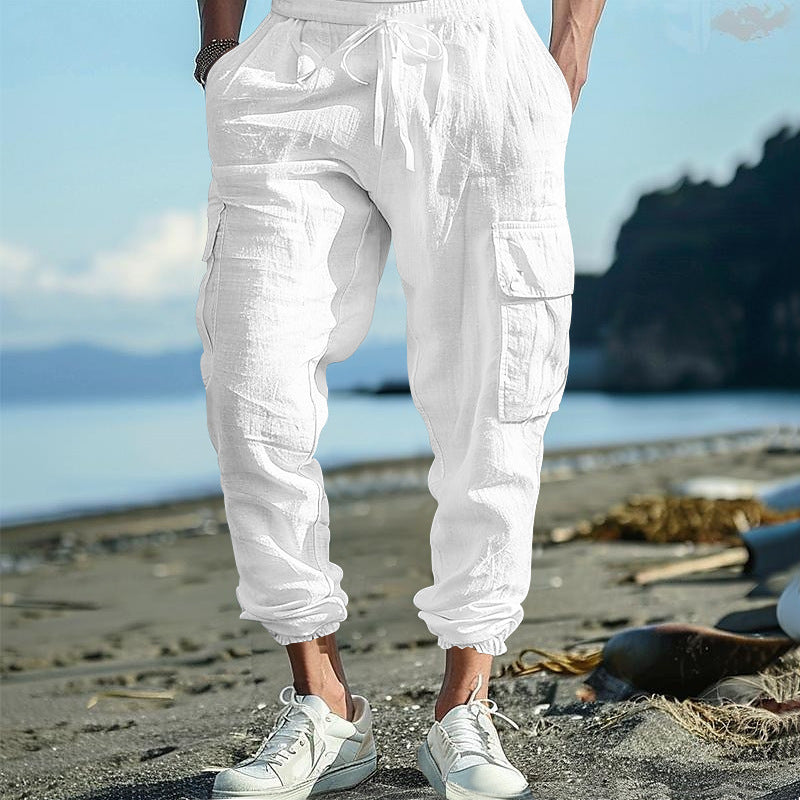 Aule Cotton Linen Pockets Pants