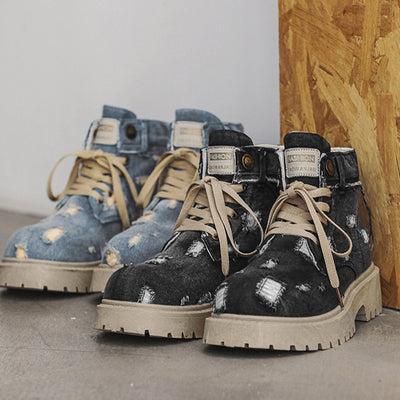 Aule Retro Denim Sneakers