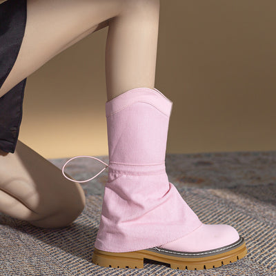 Aule Pink Boots