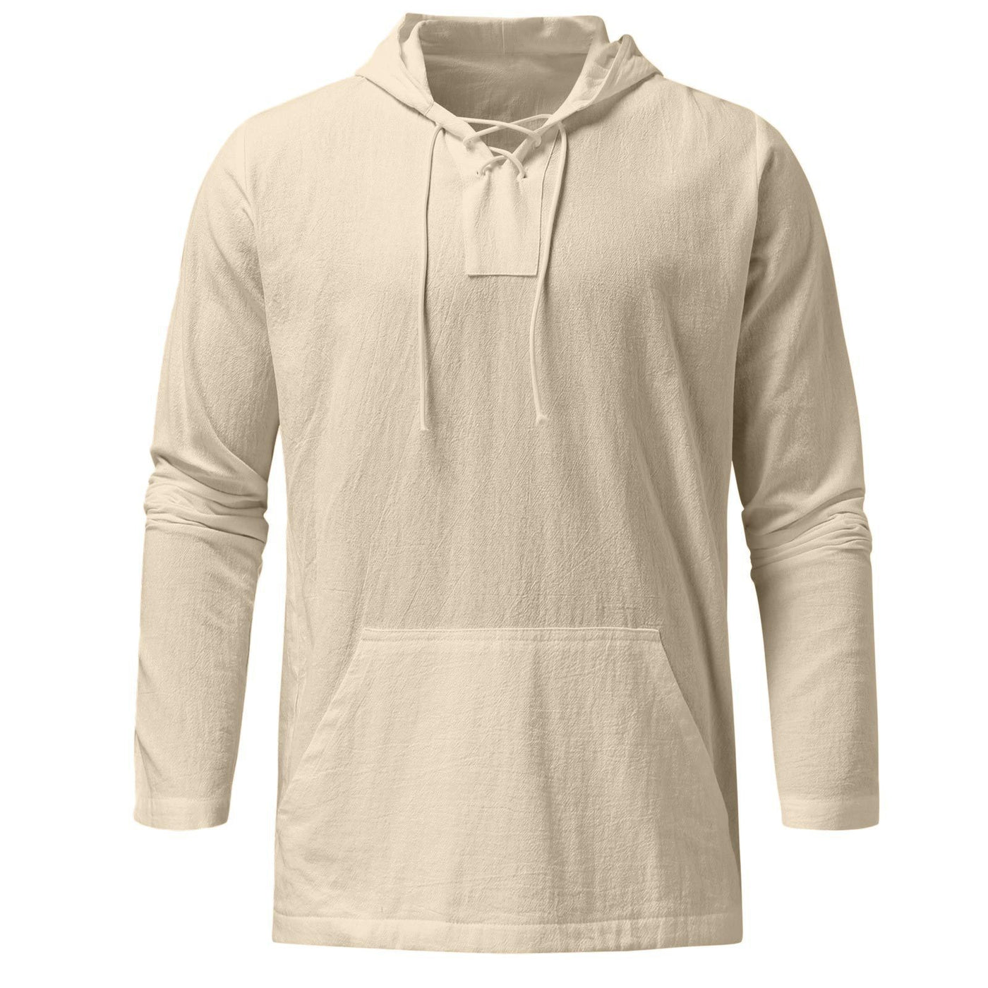 Aule Crisscross Linen Hoodie