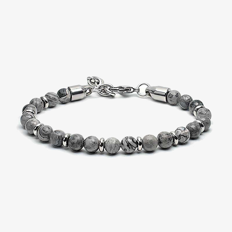 Aule Map Beads Metal Spacers Bracelets