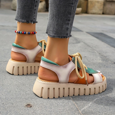 Colorful Go Platform Sandals