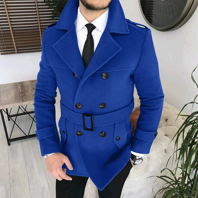 Wool Blend Double-breasted Jacket