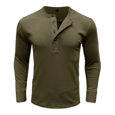 Schmal geschnittenes Henley-Hemd „Aule“