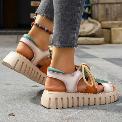 Colorful Go Platform Sandals