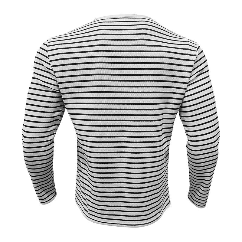 Aule Striped Henley Shirt