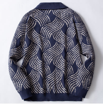 Aule Waveform Knitted Cardigan