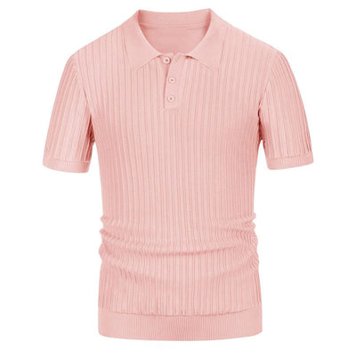 Aule Vertical Ribbed Polo Shirt