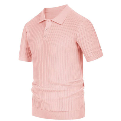 Aule Vertical Ribbed Polo Shirt