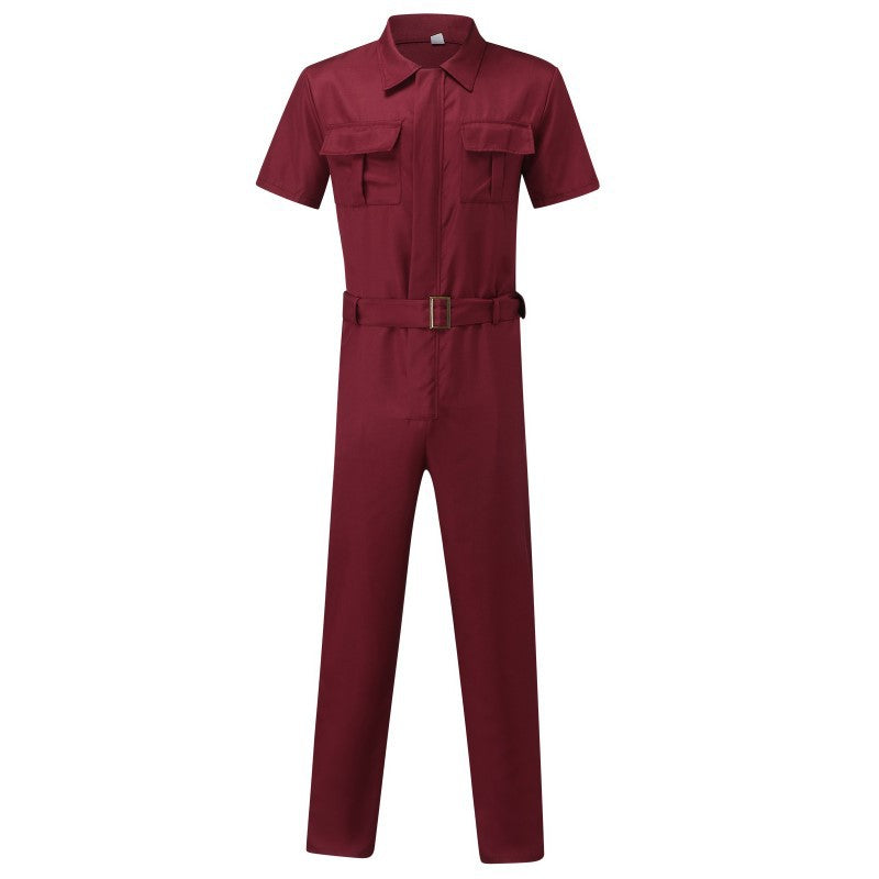 Aule Cargo-Jumpsuits mit Gürtel