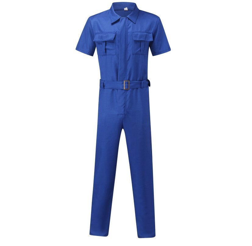 Aule Cargo-Jumpsuits mit Gürtel