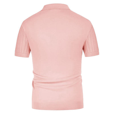 Aule Vertical Ribbed Polo Shirt