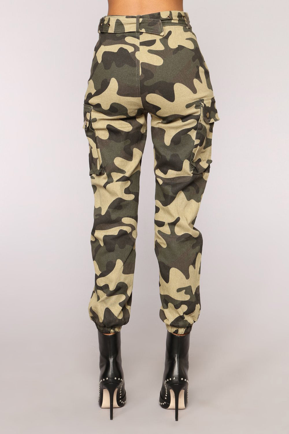 Camouflage Lange Hose mit vielen Taschen