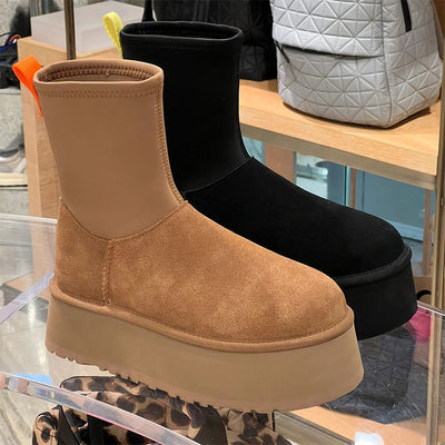 Solid Faux Ankle Boots