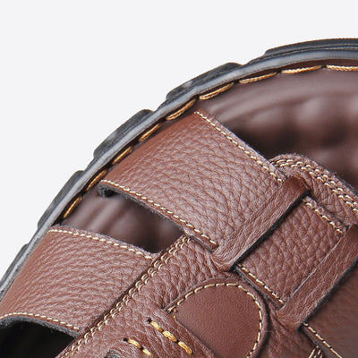 Aule Cut Out CO3 Leather Sandals