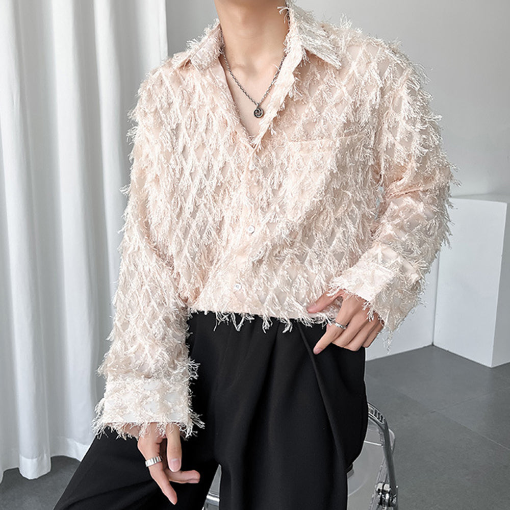 Aule Faether Decor Mesh Shirt