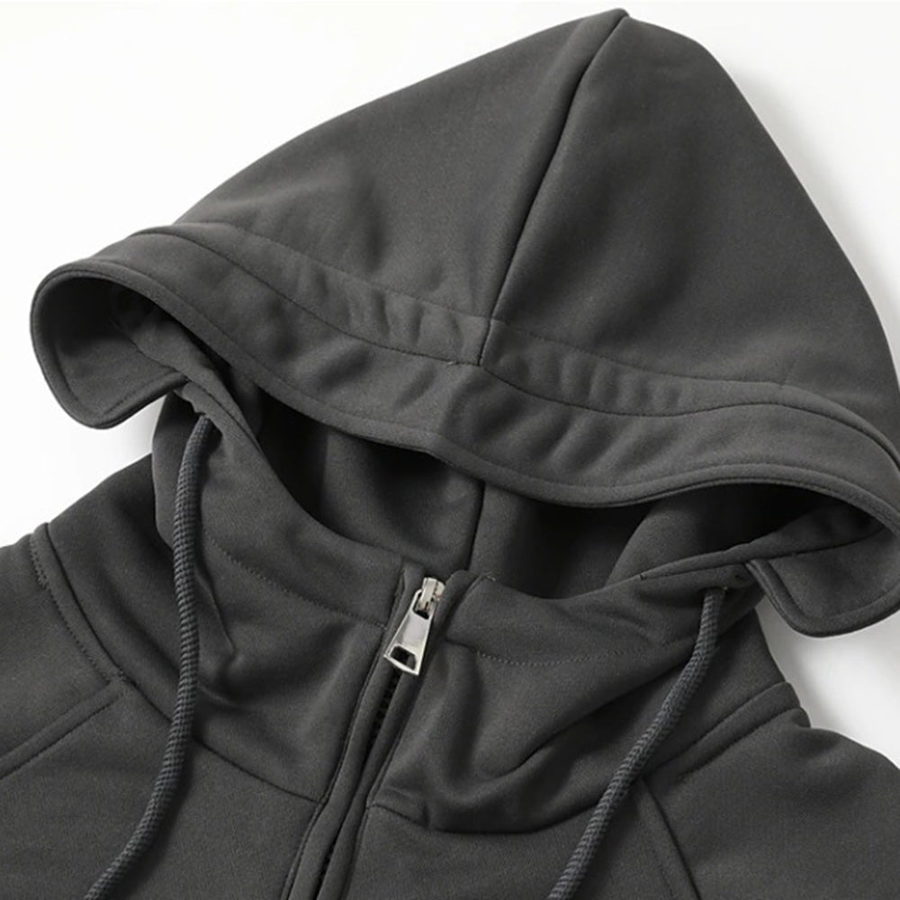 Aule Multi Pockets Zipped Hoodie