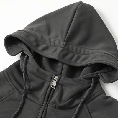 Aule Multi Pockets Zipped Hoodie