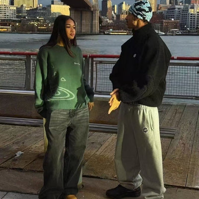 Splintered Wood Sweater