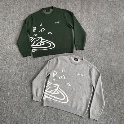 Splintered Wood Sweater