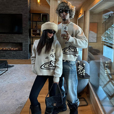 Splintered Wood Sweater