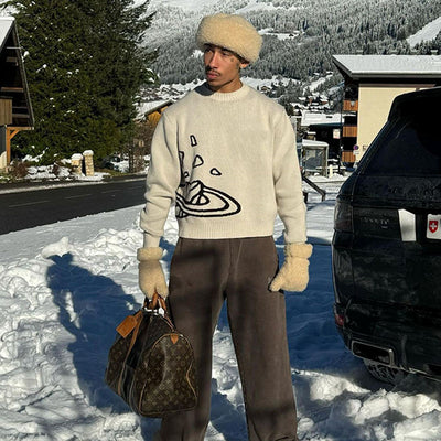 Splintered Wood Sweater