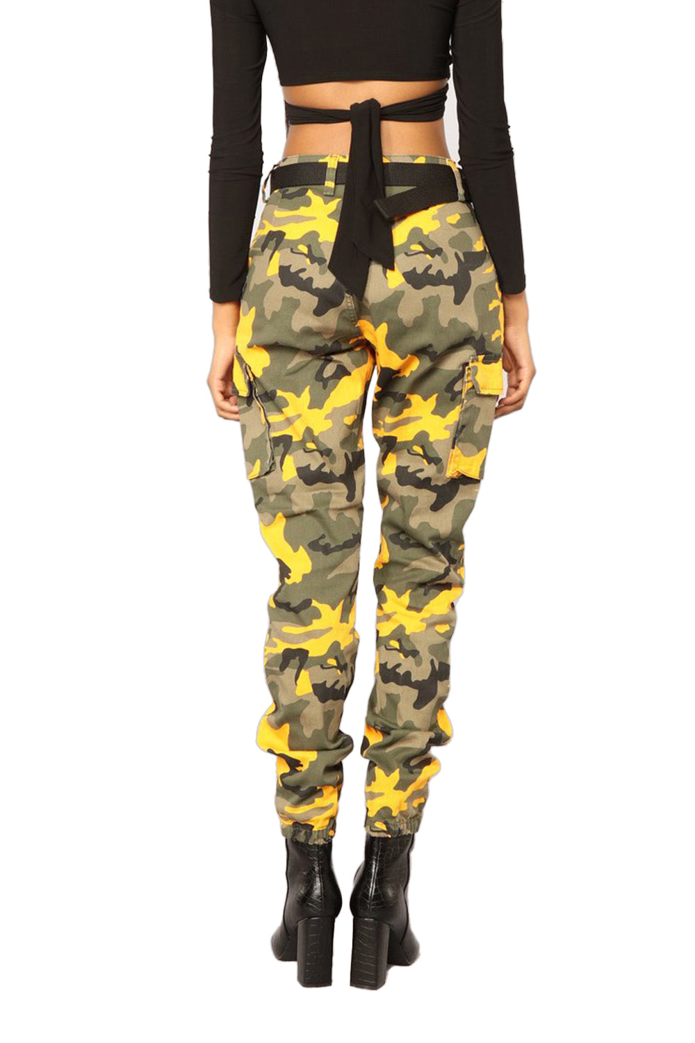 Camouflage Lange Hose mit vielen Taschen