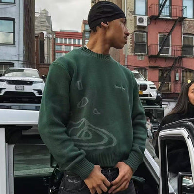 Splintered Wood Sweater