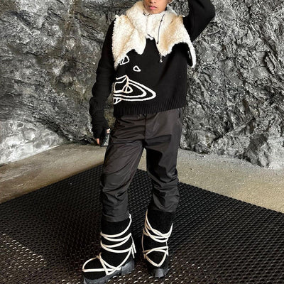 Splintered Wood Sweater