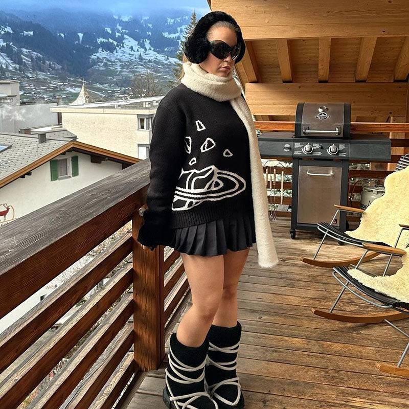 Splintered Wood Sweater