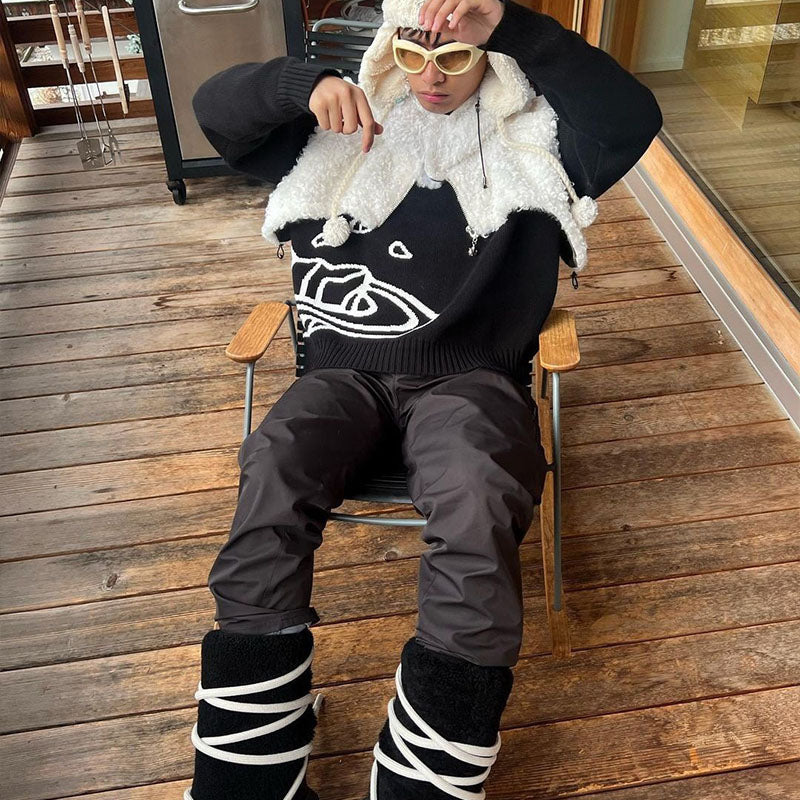 Splintered Wood Sweater