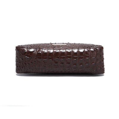 Sac vintage en relief crocodile