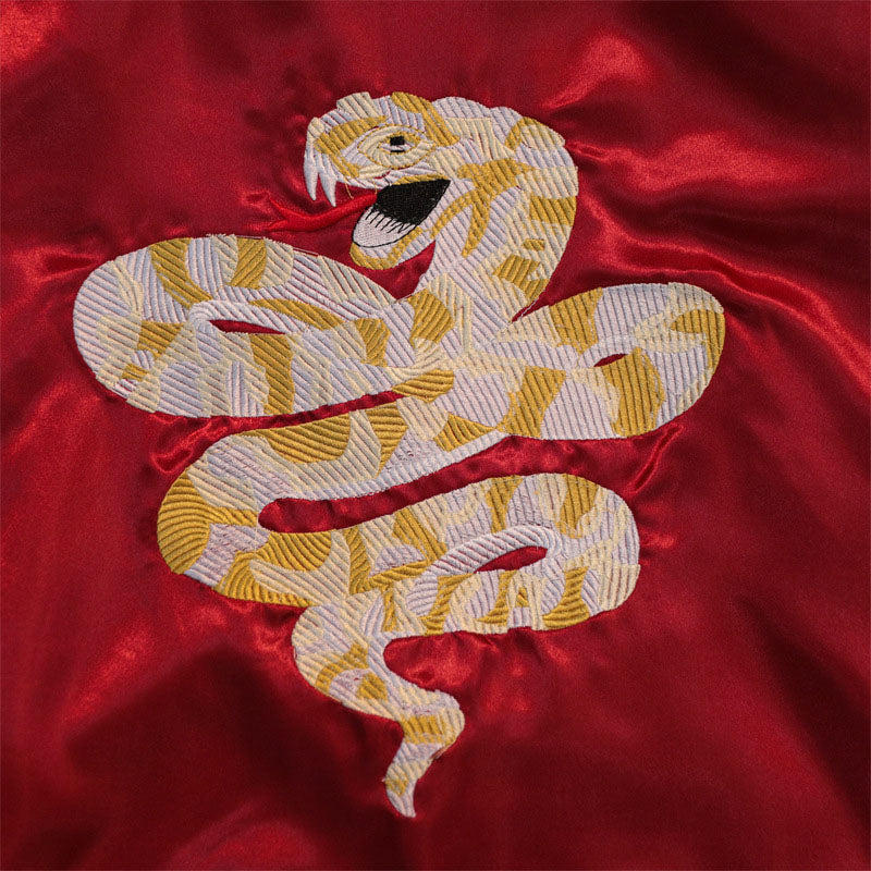 Aule Embroidery Snake Jacket