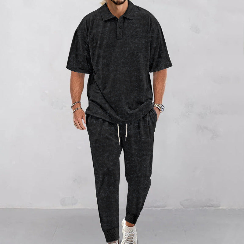 Aule Polo Long Pants Set