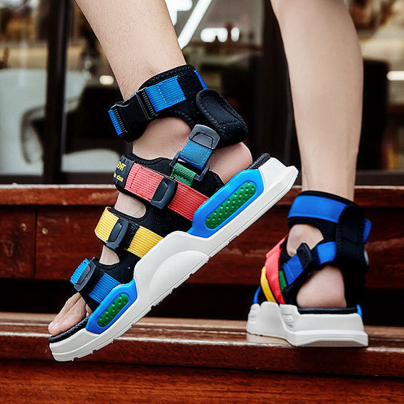 Aule Colorful Open-Toe Sandals