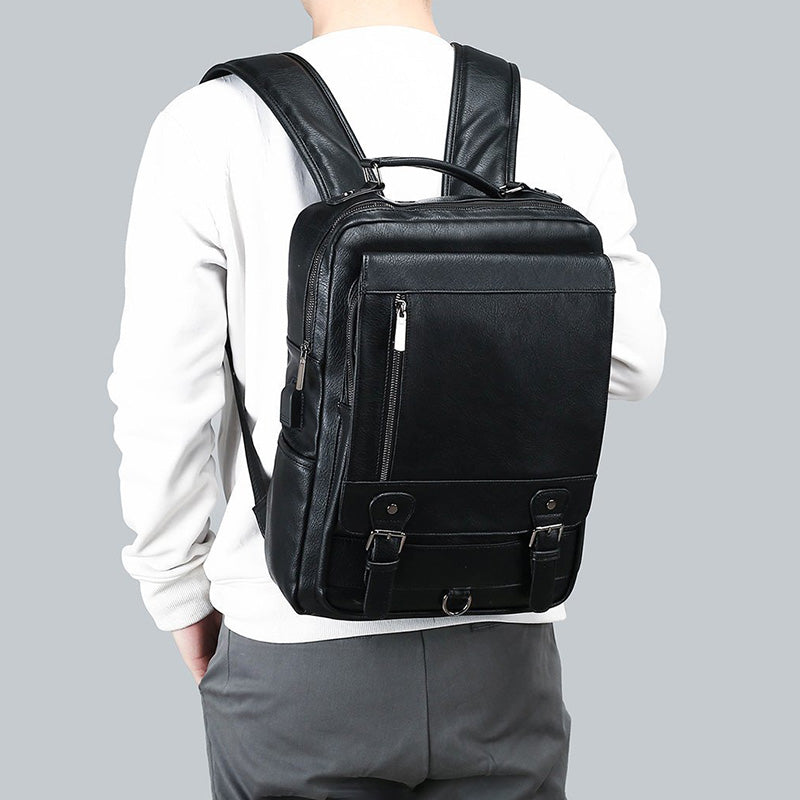 Aule Voyager Lederrucksack