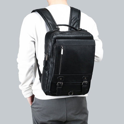 Aule Voyager Leather Backpack