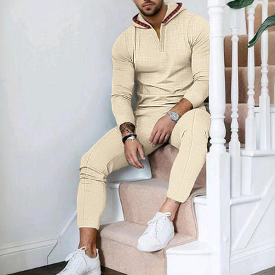 Aule Contrast Trim Hooded Set