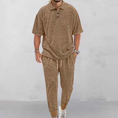 Aule Polo Long Pants Set