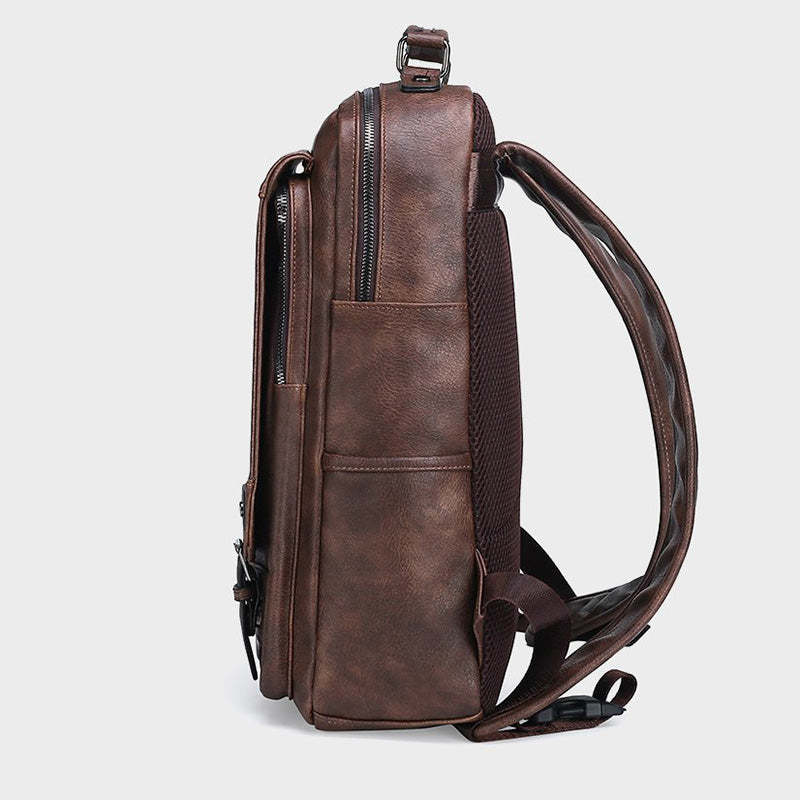 Aule Voyager Leather Backpack