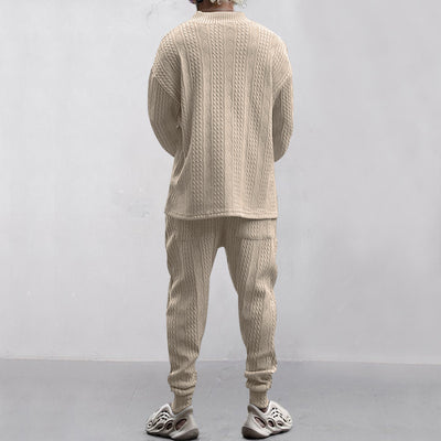 Aule Cable Knit Sweater Set
