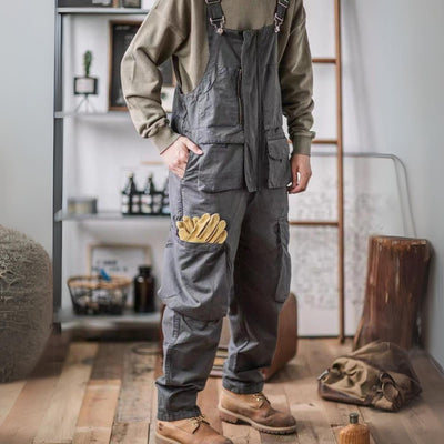 Aule Loose Multi Pockets Overalls