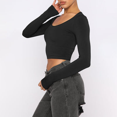 Basic Ribbed Knited Crop Top