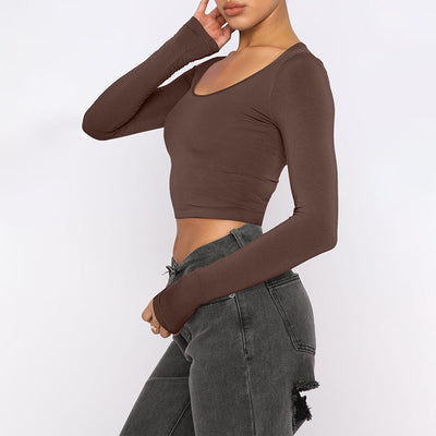 Basic Ribbed Knited Crop Top