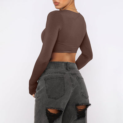 Basic Ribbed Knited Crop Top